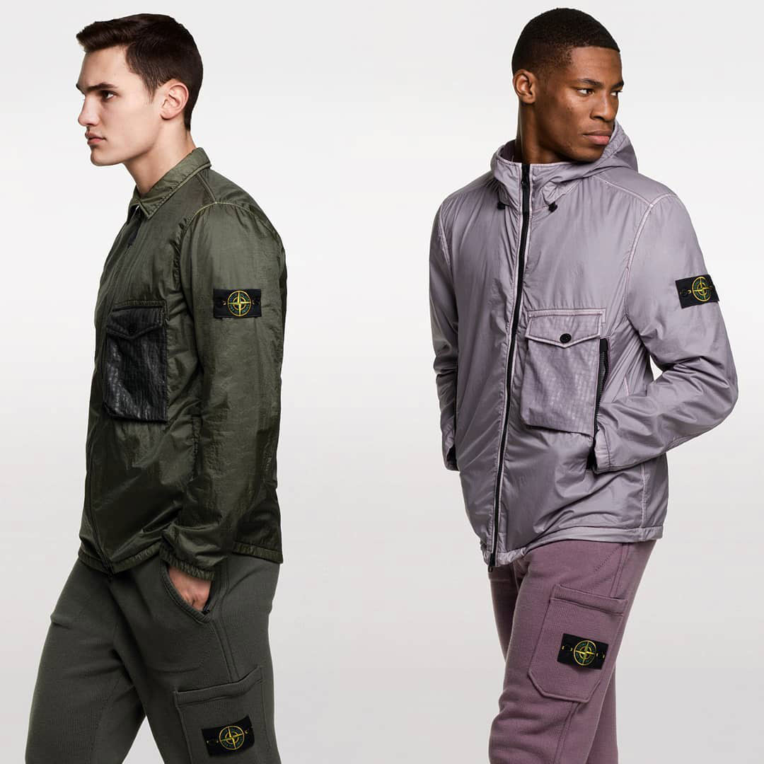 Stone Island - Cotton hoodie green - The Corner